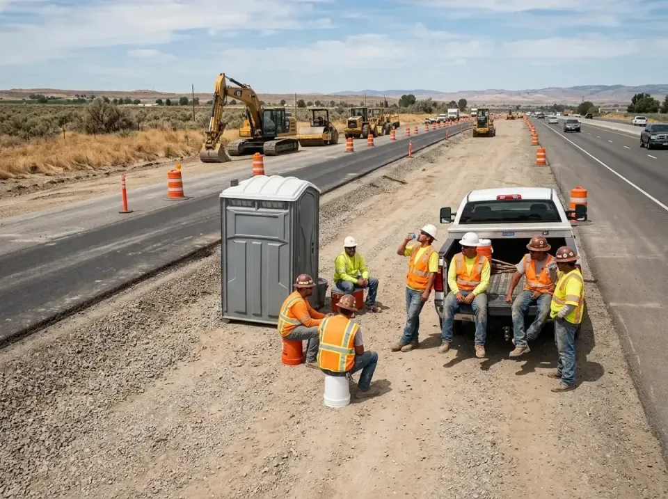 highway-road-construction-crew-007 — frequently asked questions, Porta Potty and Restroom Rentals in Marked Tree, AR